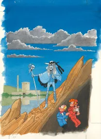 Illustration couleur, Spirou et Fantasio, Jean-Claude Fournier