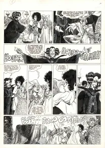 Planche noir et blanc, Complainte des Landes Perdues, Kyle of Klanach (T.4), Grzegorz Rosinski