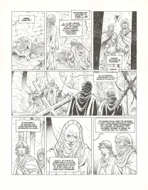 Planche noir et blanc, Croisade, Philippe Xavier