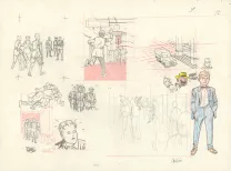Sketch, Blake et Mortimer, Huit heures à Berlin (T.29), Antoine Aubin