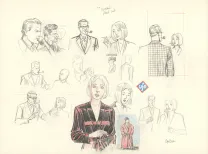 Sketch, Blake et Mortimer, Huit heures à Berlin (T.29), Antoine Aubin