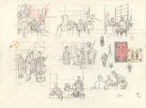 Sketch, Blake et Mortimer, Huit heures à Berlin (T.29), Antoine Aubin