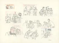 Sketch, Blake et Mortimer, Huit heures à Berlin (T.29), Antoine Aubin
