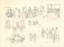 Sketch, Blake et Mortimer, Huit heures à Berlin (T.29), Antoine Aubin