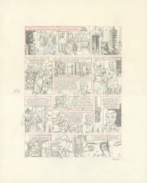 Sketch, Blake et Mortimer, Huit heures à Berlin (T.29), Antoine Aubin