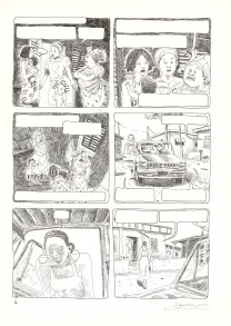 Black and white original page, Aya de Yopougon, Volume 5 (T.5), Clément Oubrerie