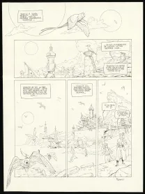 Planche noir et blanc, Sprague (T.1), Olivier Roman