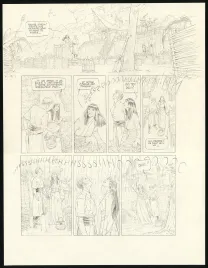 Planche noir et blanc, Sprague (T.1), Olivier Roman