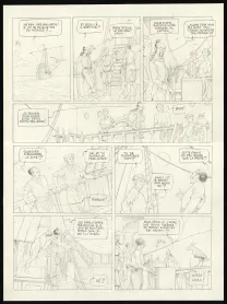 Planche noir et blanc, Sprague (T.1), Olivier Roman
