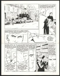 Planche noir et blanc, I.R.$., Le Corrupteur (T.6), Bernard Vrancken