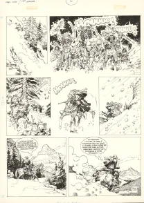 Black and white original page, Mac Coy, Les Collines de la peur (T.13), Antonio Hernandez Palacios