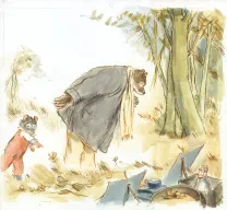 Illustration couleur, Ernest et Célestine, La Cabane, Gabrielle Vincent