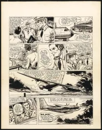 Black and white original page, Claude Pascal