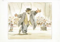Colored illustration, Ernest et Célestine, Ernest et Célestine au cirque, Gabrielle Vincent