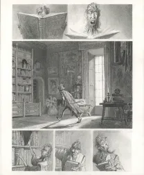 Planche noir et blanc, Don Quichotte de la Manche, Paul & Gaëtan Brizzi