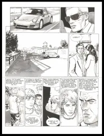 Planche noir et blanc, I.R.$., Le Chemin de Gloria (T.11), Bernard Vrancken