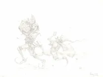 Illustration noir et blanc, Féerie, Dark fantasy, Adrian Smith