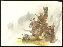 Illustration couleur, Féerie, Dark fantasy, Adrian Smith