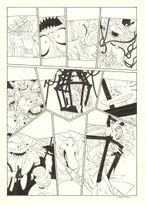 Planche noir et blanc, Donjon Monsters, Un héritage trompeur (T.17), Bertrand Gatignol