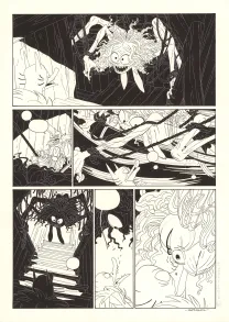 Black and white original page, Donjon Monsters, Un héritage trompeur (T.17), Bertrand Gatignol
