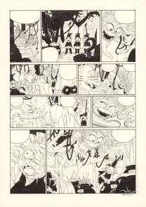 Planche noir et blanc, Donjon Monsters, Un héritage trompeur (T.17), Bertrand Gatignol