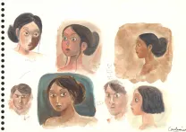 Illustration couleur, Isadora, Clément Oubrerie