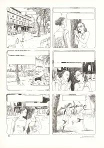 Planche noir et blanc, Aya de Yopougon, Volume 4 (T.4), Clément Oubrerie