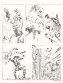 Black and white original page, Voltaire amoureux, Voltaire très amoureux (T.2), Clément Oubrerie