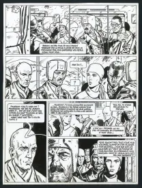 Black and white original page, Le Transperceneige - Snowpiercer, Le Transperceneige - Snowpiercer (T.1), Jean-Marc Rochette