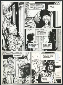 Planche noir et blanc, Le Transperceneige - Snowpiercer, Le Transperceneige - Snowpiercer (T.1), Jean-Marc Rochette