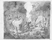 Sketch, Orlando Furioso, Frédéric Pillot