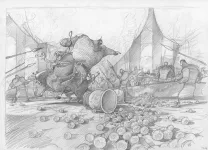 Sketch, Orlando Furioso, Frédéric Pillot