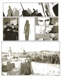 Planche noir et blanc, Les Enfants du ciel, Bernard Vrancken
