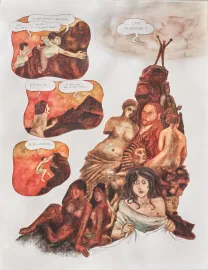 Planche couleur, Pablo, Matisse (T.3), Clément Oubrerie