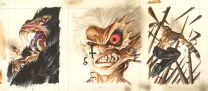 Colored illustration, Requiem Chevalier Vampire, Résurrection (T.1), Olivier Ledroit