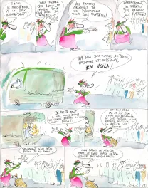 Planche couleur, Y'en aura pour tout le monde,  Reiser