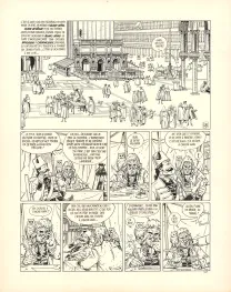 Planche noir et blanc, Giacomo C., La Chute de l'ange (T.2),  Griffo