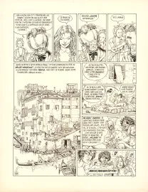 Planche noir et blanc, Giacomo C., La Chute de l'ange (T.2),  Griffo