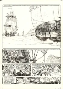 Planche noir et blanc, USS Constitution, Livre I - La Justice à terre est souvent pire qu'en mer (T.1), Franck Bonnet