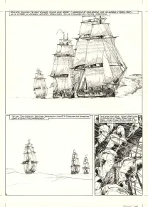 Planche noir et blanc, USS Constitution, Livre III - À terre comme en mer, justice sera faite (T.3), Franck Bonnet