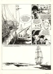 Planche noir et blanc, USS Constitution, Livre III - À terre comme en mer, justice sera faite (T.3), Franck Bonnet