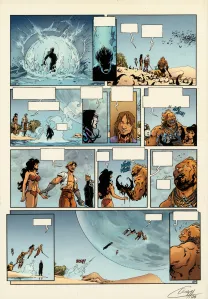 Color layout, Lanfeust des Étoiles, Les Tours de Meirrion (T.2), Claude Guth