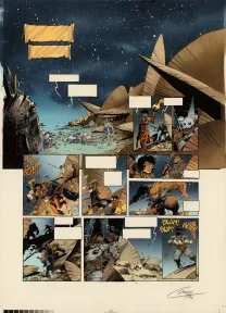 Color layout, Lanfeust des Étoiles, Les Buveurs de mondes (T.4), Claude Guth