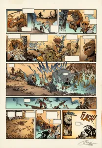 Mise en couleurs, Lanfeust des Étoiles, Un, deux ... Troy (T.1), Claude Guth