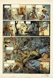 Mise en couleurs, Lanfeust des Étoiles, Un, deux ... Troy (T.1), Claude Guth