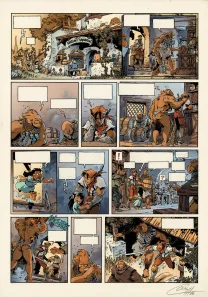Color layout, Lanfeust des Étoiles, Un, deux ... Troy (T.1), Claude Guth