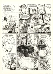 Planche noir et blanc, USS Constitution, Livre III - À terre comme en mer, justice sera faite (T.3), Franck Bonnet