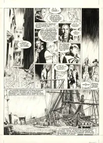 Planche noir et blanc, USS Constitution, Livre III - À terre comme en mer, justice sera faite (T.3), Franck Bonnet
