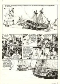 Planche noir et blanc, USS Constitution, Livre I - La Justice à terre est souvent pire qu'en mer (T.1), Franck Bonnet