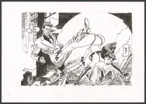 Illustration noir et blanc, Jordi Bernet